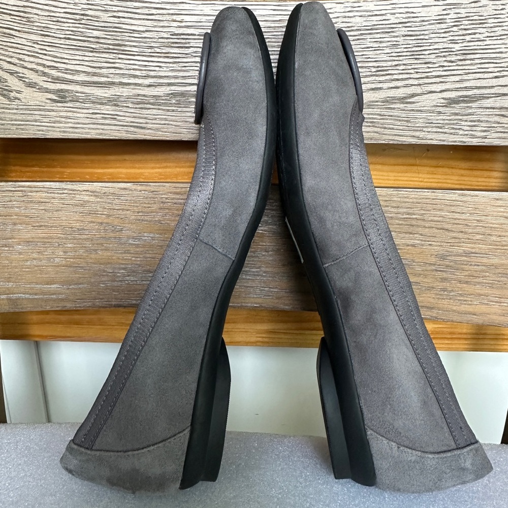 Clarks Women's Candra Blush Grey flats size 8.5 - Picture 9 of 11